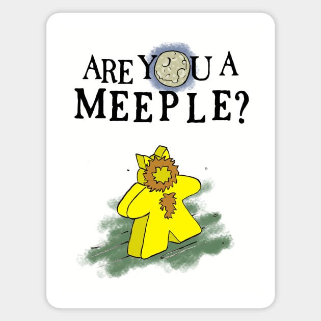 Are You A Meeple? Sticker by Reel Fun Studios